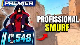UM PROFISSIONAL JOGANDO NO MENOR RANK DO CS2 (0 ao 30k PREMIER #1)