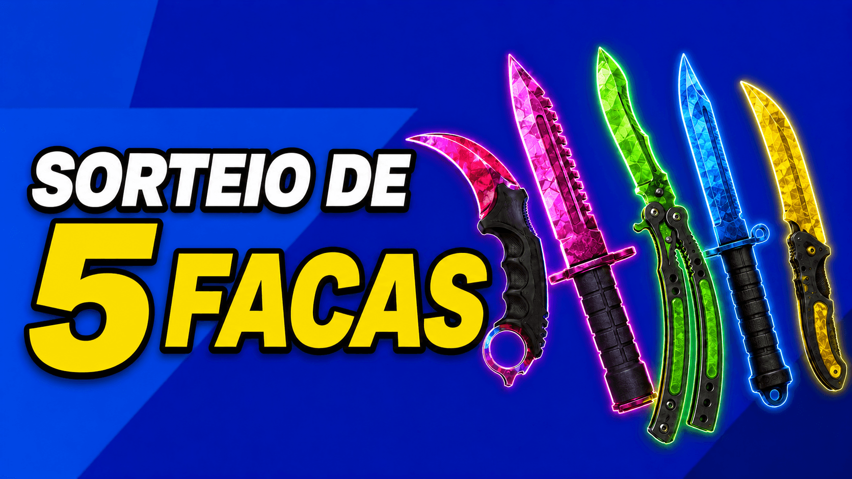 Sorteio 5 facas G4