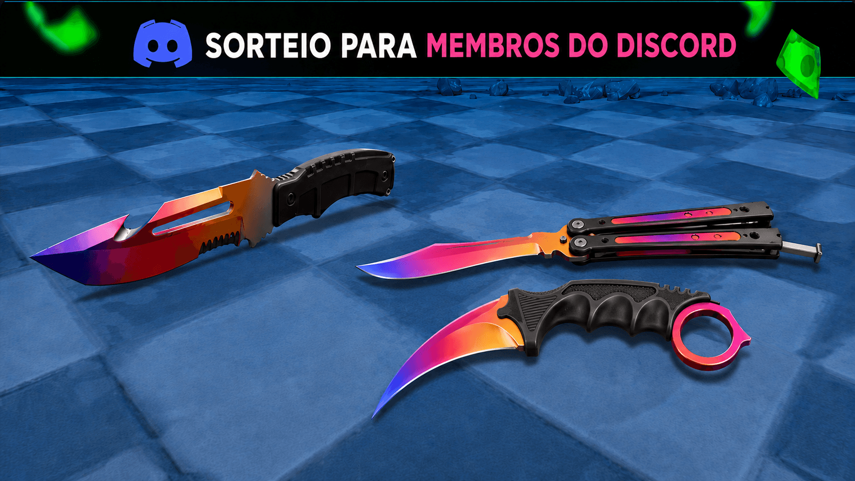 Sorteio facas discord (GRÁTIS)